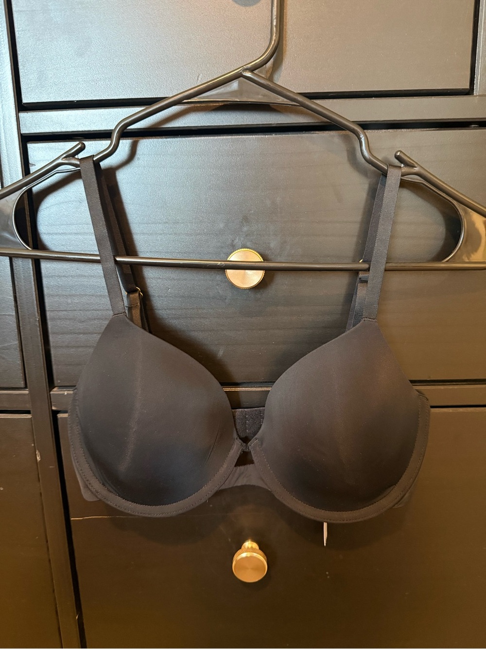 Soma Black Seamless Underwire T-Shirt Bra